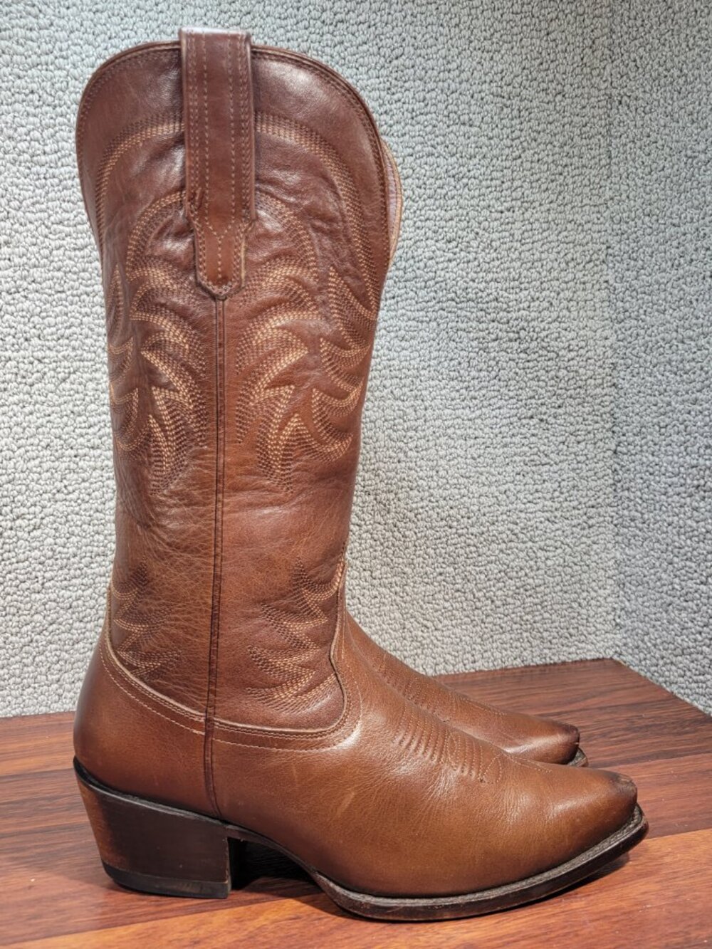 Tecovas The Annie Women's Size 9.5B Sequoia Cowhide Cowgirl Boots